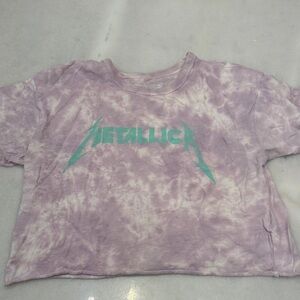 Metallica Tie-Dye T-Shirt - Purple